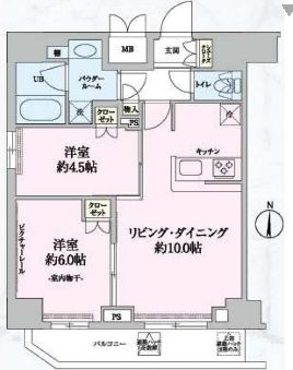 グランドコンシェルジュ菊川 8階 間取り図