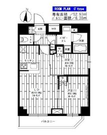 グランドコンシェルジュ菊川 8階 間取り図