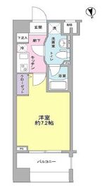 メインステージ白金高輪駅前 704 間取り図