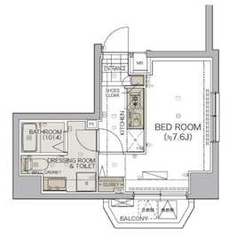 リヴシティ御茶ノ水 4階 間取り図