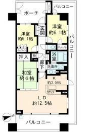 ブリリア品川中延 2階 間取り図