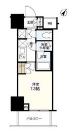 ドレッセ目黒大橋プレヴィ 3階 間取り図