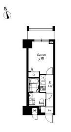 レジディア浅草吾妻橋 203 間取り図