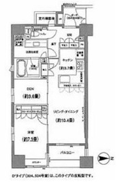 パークハウス千代田富士見 2階 間取り図