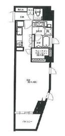 ピアース初台センティア 5階 間取り図