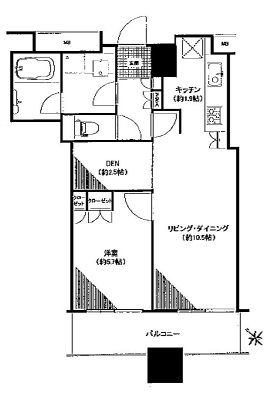 セントラルレジデンス シティタワー池袋 1階 間取り図