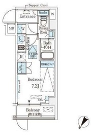 SIL西五反田 207 間取り図