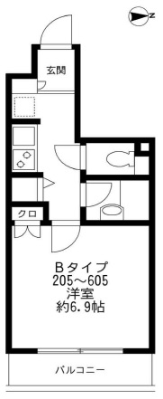 プライムアーバン番町 704 間取り図