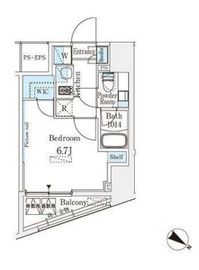 SIL西五反田 507 間取り図