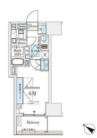 SIL西五反田 102 間取り図