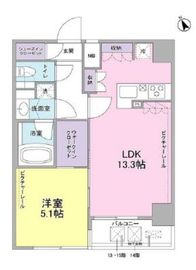 SIL西五反田 1501 間取り図