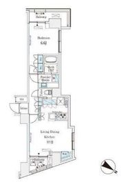 SIL西五反田 1403 間取り図