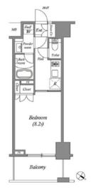 ザ・レジデンス赤坂檜町 604 間取り図