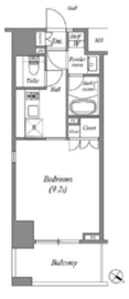 ザ・レジデンス赤坂檜町 207 間取り図