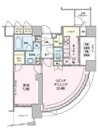 ザ・レジデンス赤坂檜町 1101 間取り図