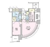 ザ・レジデンス赤坂檜町 1301 間取り図