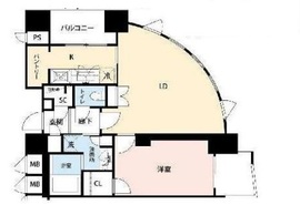 ザ・レジデンス赤坂檜町 1401 間取り図