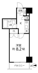 ハイリーフ芝大門 203 間取り図