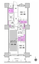 パークハウス文京関口 4階 間取り図