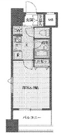 ドゥーエ新川 408 間取り図