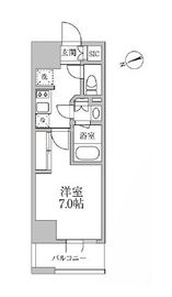 レジディア新御徒町2 709 間取り図