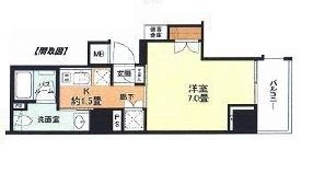 オープンレジデンシア銀座二丁目 3階 間取り図