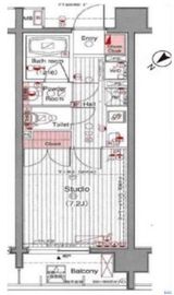 セレビア新宿御苑前 3階 間取り図