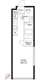 EDIT新宿富久町 401 間取り図