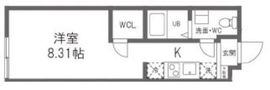 EDIT新宿富久町 402 間取り図