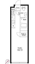 EDIT新宿富久町 303 間取り図