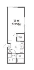 EDIT新宿富久町 205 間取り図