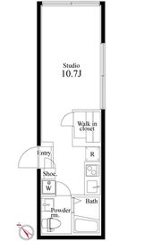 EDIT新宿富久町 305 間取り図