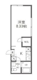 EDIT新宿富久町 405 間取り図