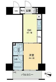 ベルファース本郷弓町 1108 間取り図