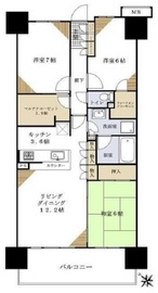 スターコート豊洲 18階 間取り図