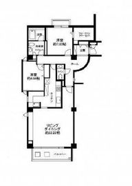 目黒パークハイツ E402 間取り図