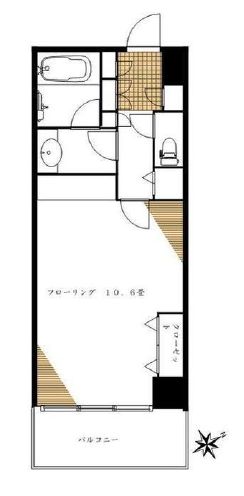 オークコート 4F1 間取り図