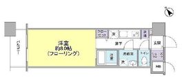 アヴァンティーク銀座2丁目 6階 間取り図