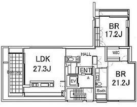 ヒルストーンエステート 301 間取り図