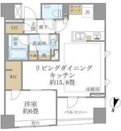 ブリリア日本橋三越前 9階 間取り図