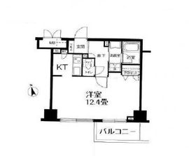 ONE ROOF FLAT TOGOSHI 803 間取り図