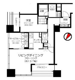 オリゾンマーレ 11階 間取り図