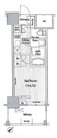 ヒューリック荏原 802 間取り図