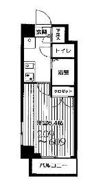 HF武蔵小山レジデンス 309 間取り図