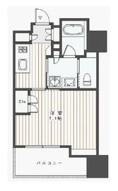 アトラス日本橋鞍掛 5階 間取り図