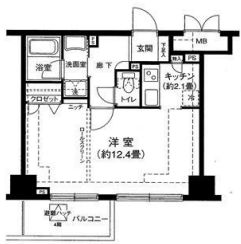 ONE ROOF FLAT TOGOSHI 304 間取り図