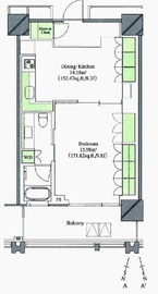 平河町レジデンス 605 間取り図