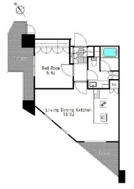 ニューシティアパートメンツ戸越 501 間取り図