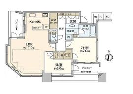 スカイズタワー＆ガーデン 37階 間取り図