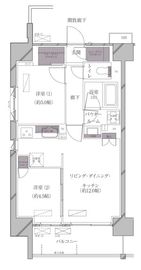 A-standard芝浦 601 間取り図